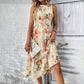 👗 Rochie casual pentru femei, fără mâneci, cu imprimeu floral