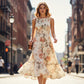 👗 Rochie casual pentru femei, fără mâneci, cu imprimeu floral