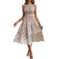 👗 Rochie casual pentru femei, fără mâneci, cu imprimeu floral