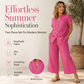 ☀️ Set de vară pentru femei, 2 piese, casual