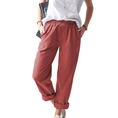 Pantaloni de vară respirabili pentru femei