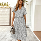 Women Casual Floral Printed Midi Dress