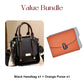 Women's Vintage Crossbody Handbag with Adjustable Strap