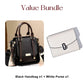 Women's Vintage Crossbody Handbag with Adjustable Strap
