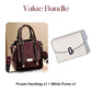 Women's Vintage Crossbody Handbag with Adjustable Strap