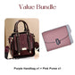 Women's Vintage Crossbody Handbag with Adjustable Strap