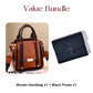 Women's Vintage Crossbody Handbag with Adjustable Strap