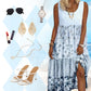 Rochie fără mâneci în stil Boho pentru femei