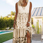 Rochie fără mâneci în stil Boho pentru femei
