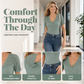 ✨ 👚😍 Bluză Femei Slim Fit Decolteu În V Dantelă Scallop Mânecă Scurtă – Elegantă În 6 Culori ✨