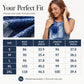 👗 Rochie de damă fără mâneci, cu imprimeu denim fals