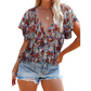 ✨ Femei Casual Decolteu V Imprimeu Floral