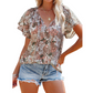 ✨ Femei Casual Decolteu V Imprimeu Floral