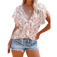 ✨ Femei Casual Decolteu V Imprimeu Floral
