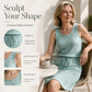 Women's Square Neck Sleeveless Drawstring Waist Dress