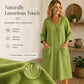 Women's Casual Button-Down Dress with Pockets