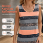 👗 Rochie de vară pentru femei, fără mâneci, cu dungi