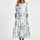 Women's Casual Loose Fit Printed Dress