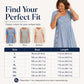 👗 Rochie lejeră cu dungi, croială relaxată, pentru femei