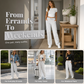 👖 Pantaloni cargo pentru femei, casual, cu mai multe buzunare și talie elastică