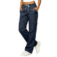 👖 Pantaloni cargo pentru femei, casual, cu mai multe buzunare și talie elastică