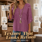 Women's V-Neck Casual Embroidered Top