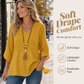 Women's V-Neck Casual Embroidered Top