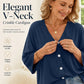 👕 Cardigan casual cu guler în V și nasturi pentru femei