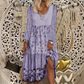 👗 Rochia Casual pentru Femei cu Mâneci Lungi și Croială Tip Patchwork
