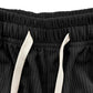 👕 Pantaloni scurți pentru femei, cu dungi, talie elastică cu șnur, croi evazat