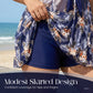 🏊 Costum de baie din 2 piese, cu control al abdomenului, marimi plus