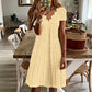 👗 👗Alegerea de Top - Rochie cu Decolteu în V și Broderii cu Margini Scallop – Ușoară și Romantică pentru Petreceri în Grădină sau Brunch 🌿