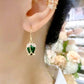 Elegant Rosebud C-Shaped Hoop Earrings