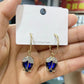 Elegant Rosebud C-Shaped Hoop Earrings