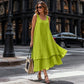 Women's Sleeveless Double Layer Dress