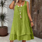 Women's Sleeveless Double Layer Dress