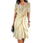 Women’s Abstract Print A-Line Dress