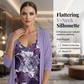 Women's Flowy Printed Dress with Cover-Up Set