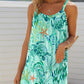 Summer Printed Ocean Style Beach Strapless Dress