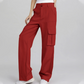 👖 Pantaloni Cargo pentru Femei, Culoare Uni, Modă