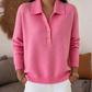 🧶 Cardigan Elegant pentru Femei cu Guler Răsfrânt, Tricotat