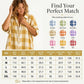 Women's Plaid Button-Down Maxi Shirt Dress