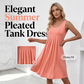 👗 Rochii de vară casual pentru femei, fără mâneci, cu pliuri, tip cămașă
