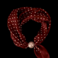 🧣 Colier magnetic cu mărgele, fără noduri, eșarfă moale