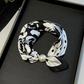 🧣 Colier magnetic cu mărgele, fără noduri, eșarfă moale