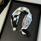 🧣 Colier magnetic cu mărgele, fără noduri, eșarfă moale