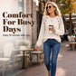 Women's Casual Ribbed Knit Long Sleeve Top