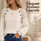 Women's Casual Ribbed Knit Long Sleeve Top