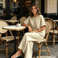 Women's Loose-Fit Top & Wide-Leg Pants Set