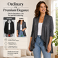 ✨ Cardigan pentru femei cu mâneci 3/4 și închidere în față